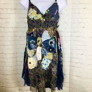 🍄 Patchwork “Baby Doll” Style Top 🌻
